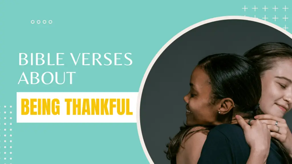 Bible verses about being thankful