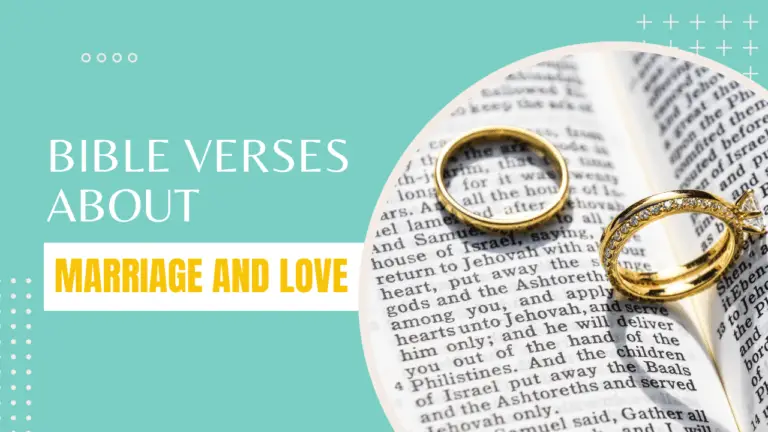 Bible verses about marriage and love