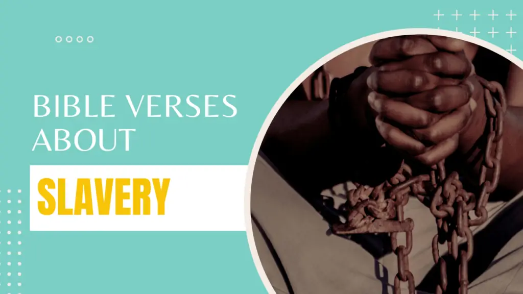 Bible verses about slavery