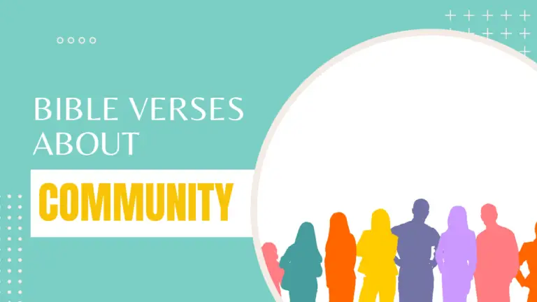 Bible verses about community