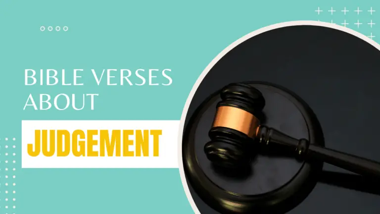 Bible verses about judgement