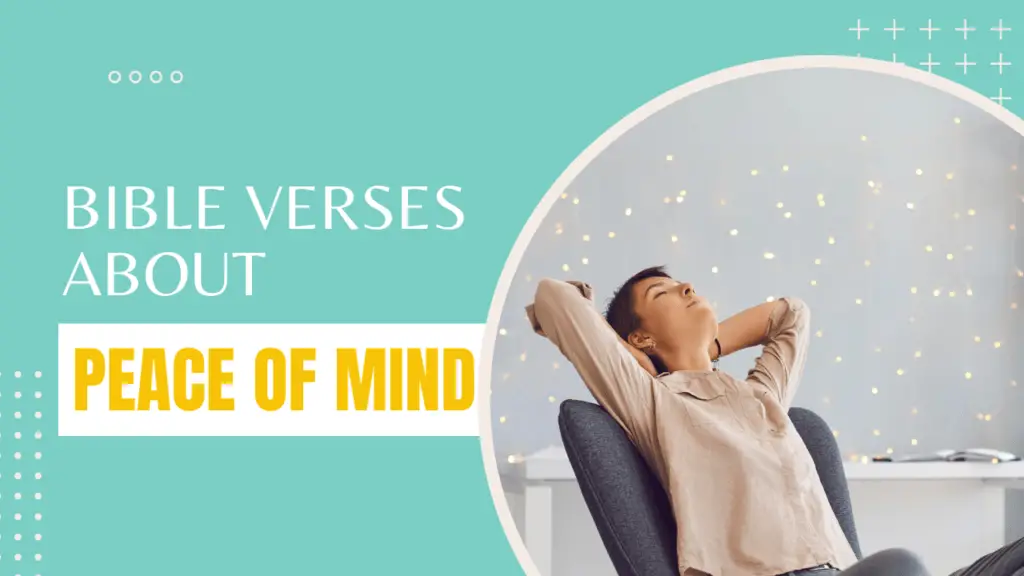 Bible verses about peace of mind