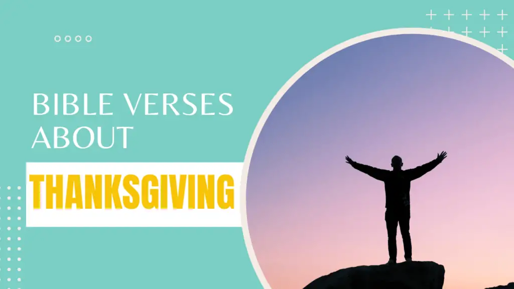 Bible verses about thanksgiving